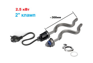 2"/2,5 кВт Пульсаційний тен  - Зображення 